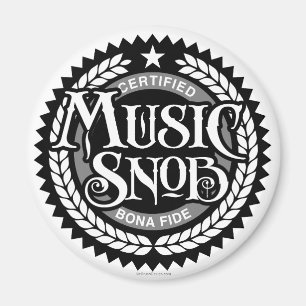 Aimant Music Snob - amoureux de musique amusante