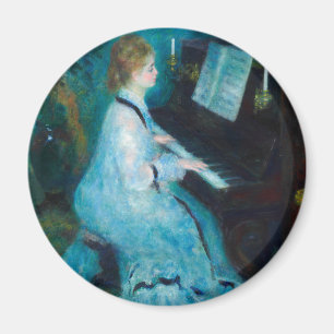 Aimant Musicien de piano Renoir Woman