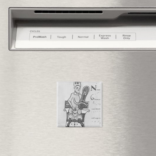 Aimant Musicien jouant d'une croupe (In Situ (Lave-vaisselle))