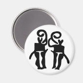 Aimant Musiciens-BW (Recto/Verso)