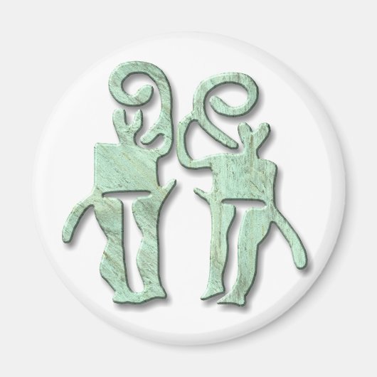 Aimant Musiciens-cuivre (Devant)