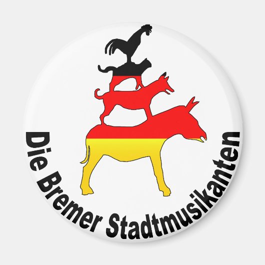 Aimant Musiciens de Brême (Devant)