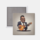 Aimant musiciens de jazz (Recto/Verso)