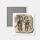 Aimant Musiciens-pierre (Recto/Verso)