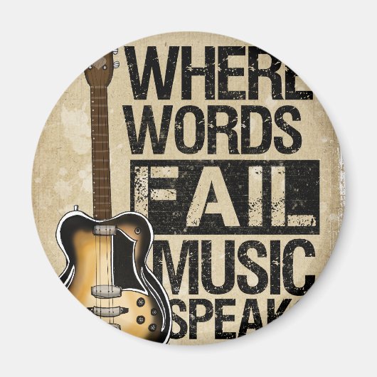 Aimant musique (Devant)