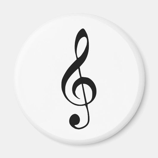 Aimant musique à clé violon (Devant)