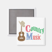 Aimant Musique country (Recto/Verso)