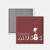 Aimant Musique country (Recto/Verso)
