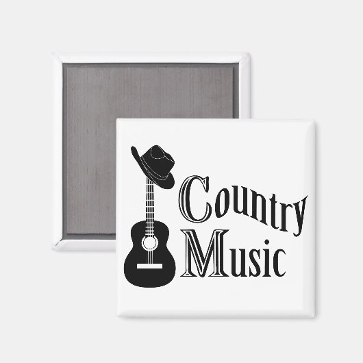 Aimant Musique country (Recto/Verso)