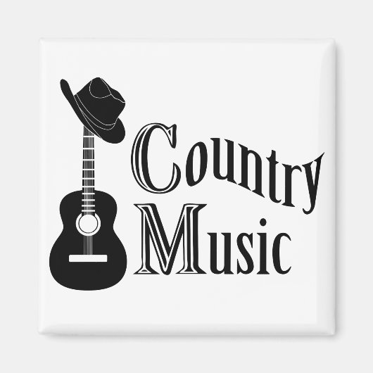 Aimant Musique country (Devant)
