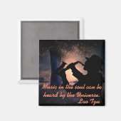 Aimant Musique dans l'aimant de l'âme (Recto/Verso)