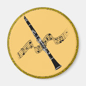 Aimant Musique de clarinette (Devant)