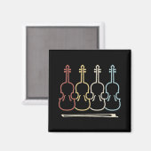 Aimant Musique de violon (Recto/Verso)