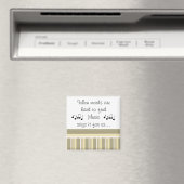 Aimant Musique disant avec des notes de musique (In Situ (Lave-vaisselle))