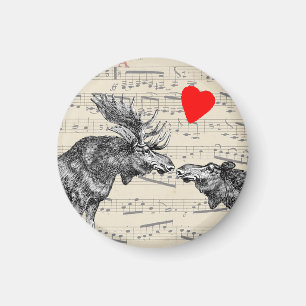 Aimant Musique d'orignaux "le bruit coeur affectueux
