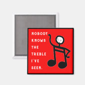 Aimant Musique drôle (Recto/Verso)