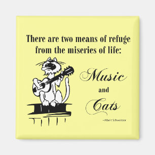 Aimant Musique et chats 2 - Schweitzer