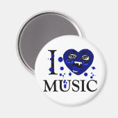 Aimant Musique folle (Recto/Verso)