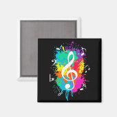 Aimant Musique grunge (Recto/Verso)