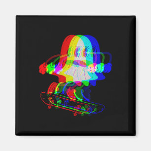 Aimant Musique House Tripante Fantôme Halloween Techno Ra