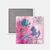 Aimant Musique intérieure - Croquis floral (Recto/Verso)