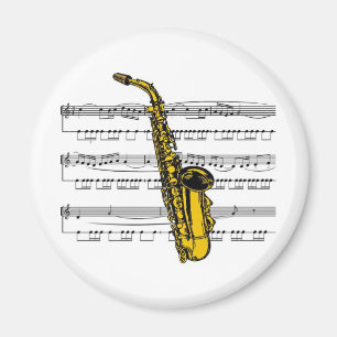 Aimant Musique saxophone 13 B