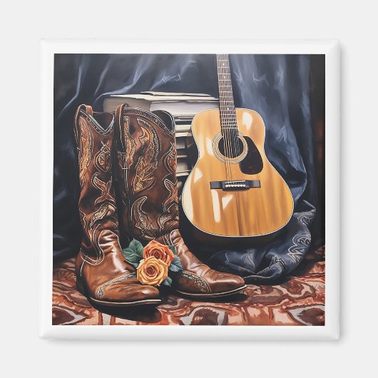 Aimant Musique sur le thème de Nashville (Devant)