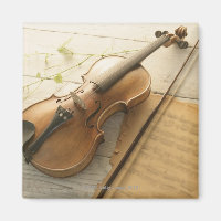 Musique violon et feuille