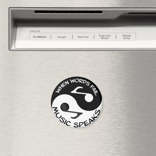 Aimant Musique Yin yang (In Situ (Lave-vaisselle))