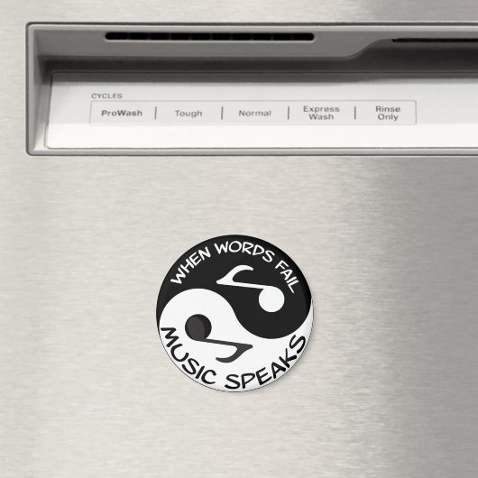 Aimant Musique Yin Yang (In Situ (Lave-vaisselle))