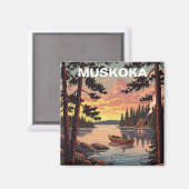 Aimant Muskoka Ontario Canada (Recto/Verso)