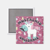 Aimant Mustachio Unicornio ! (Recto/Verso)