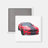 Aimant Mustang (Recto/Verso)