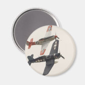 Aimant Mustang & Corsair (Recto/Verso)