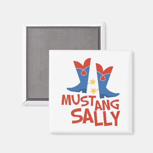 Aimant Mustang Sally (Recto/Verso)