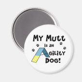 Aimant Mutt Agility Chien (Recto/Verso)