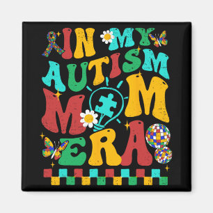 Aimant My Autisme Maman Era Super Puzzle Pièce Retro Mère