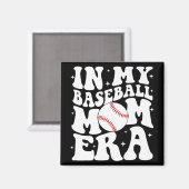 Aimant My Baseball Maman Era Baseball Mama Jeu Mères (Recto/Verso)