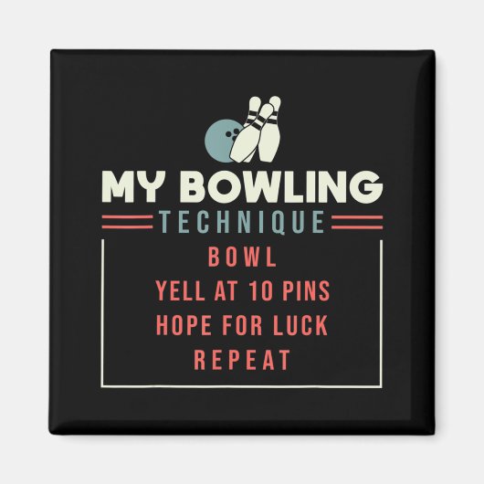 Aimant My Bowling Technique - Bowling  (Devant)