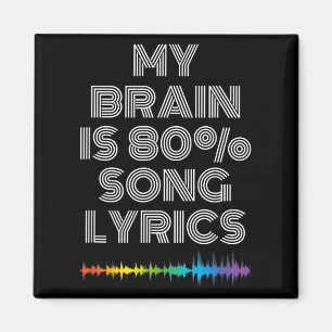 Aimant My Brain Is 80% Chanson Lyrics Funny Music Lover