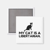 Aimant My Cat is A Libertarian (Recto/Verso)