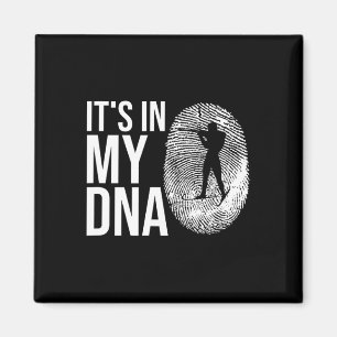 Aimant My Dna Biathlon empreintes digitales Ski Slogan Ti