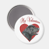 Aimant My Labrador Retriever Valentine (Recto/Verso)