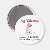 Aimant My Labrador Valentine (Recto/Verso)