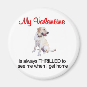 Aimant My Labrador Valentine