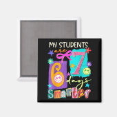 Aimant My Students Are 67 Days Smarter Funny Teacher Kids (Recto/Verso)