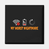 Aimant My Worst Funny For Gamers  (Devant)