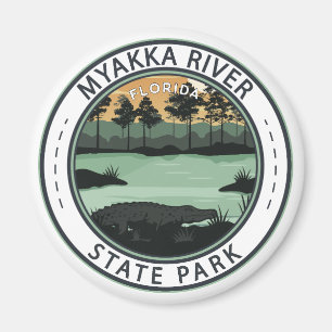 Aimant Myakka River State Park Floride Badge
