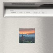 Aimant Myanmar, lever de soleil à Bagan (In Situ (Lave-vaisselle))