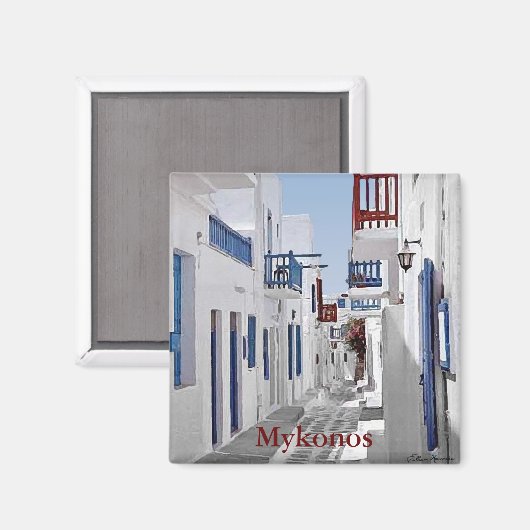 Aimant Myconos (Recto/Verso)